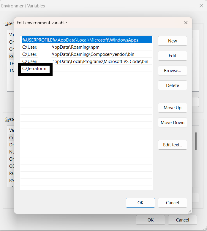Terraform ENV